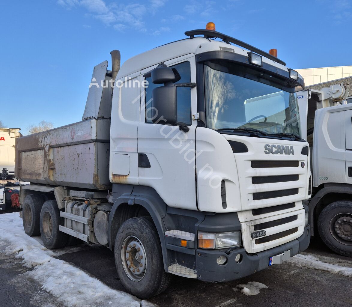 Scania R480 *6x4 *HUB REDUCTION *FULL STEEL *MANUAL *VIDEO kipper vrachtwagen