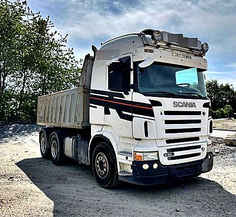 camion-benne Scania R500 *6x4 *MANUAL *RETARDER