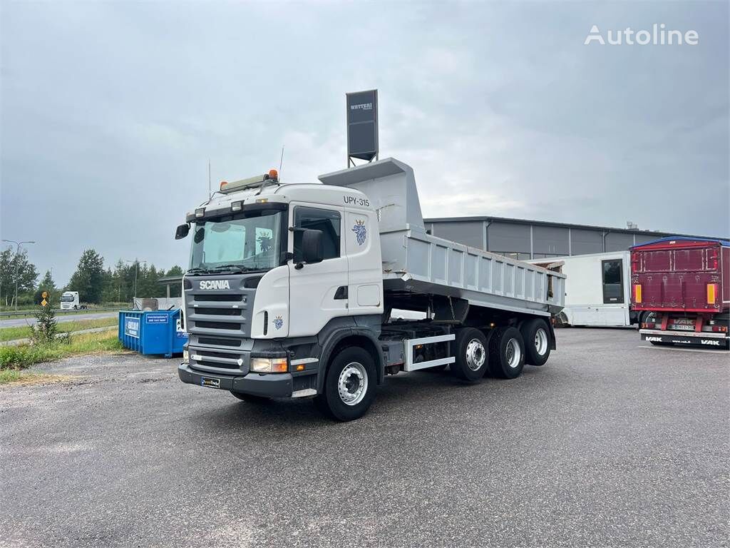 Scania R500 8x2 V8 dump truck