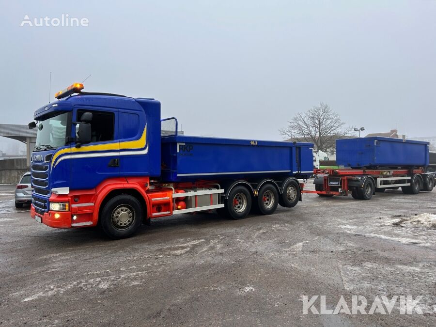 самосвал Scania R520 + прицеп самосвал