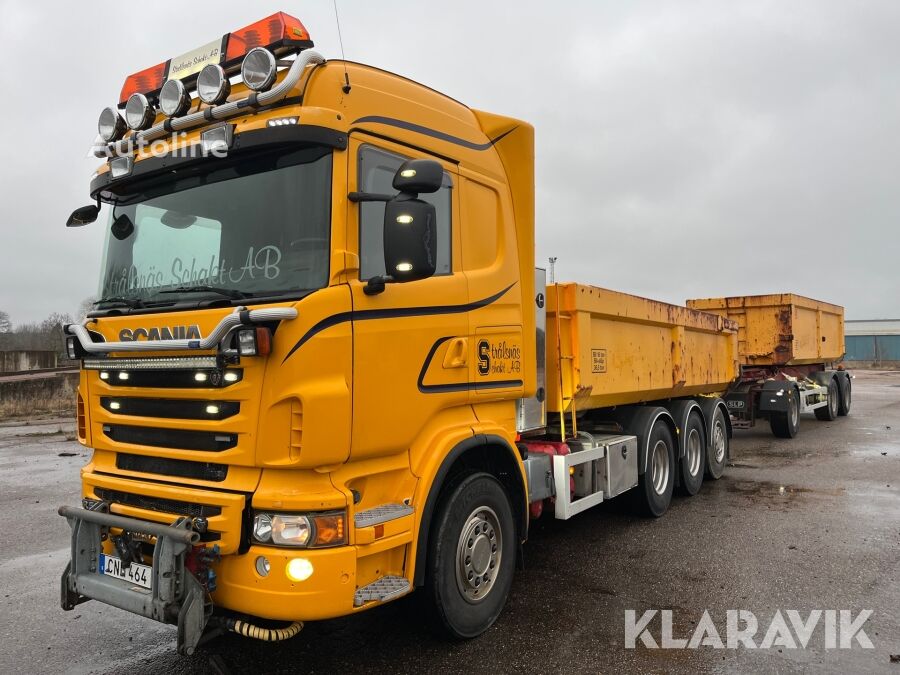 Scania R560 dump truck + dump trailer