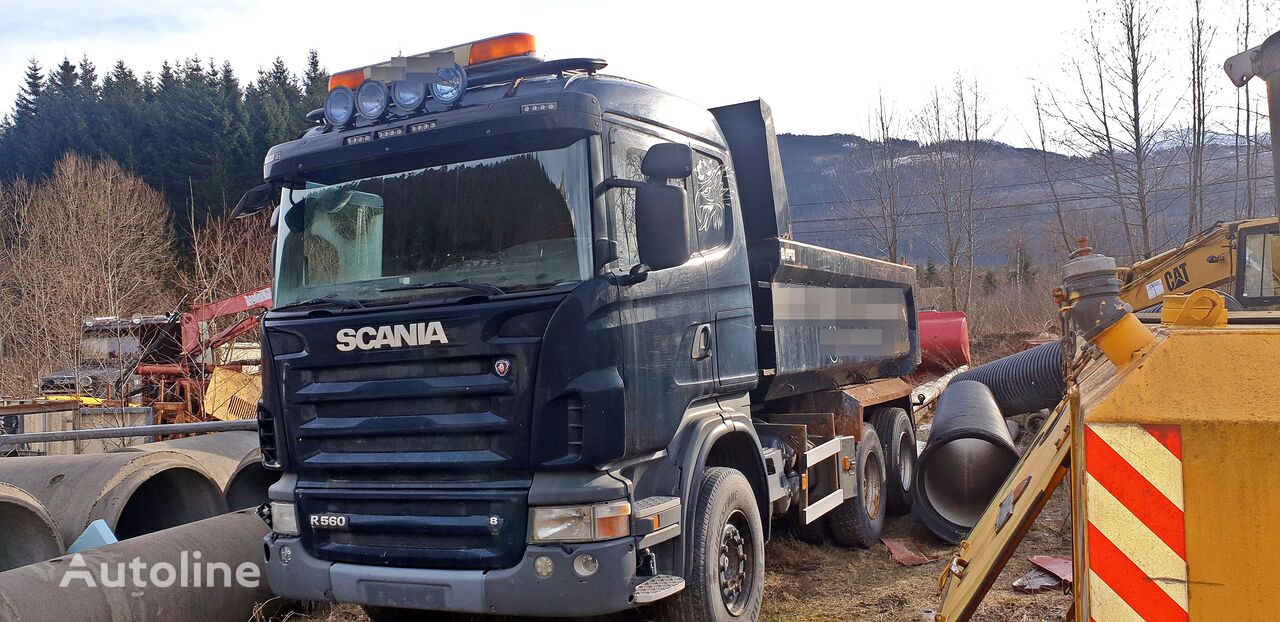 شاحنة قلابة Scania R560 *6x4 *3 PEDALS *HUB REDUCTION *FULL STEEL *RETARDER