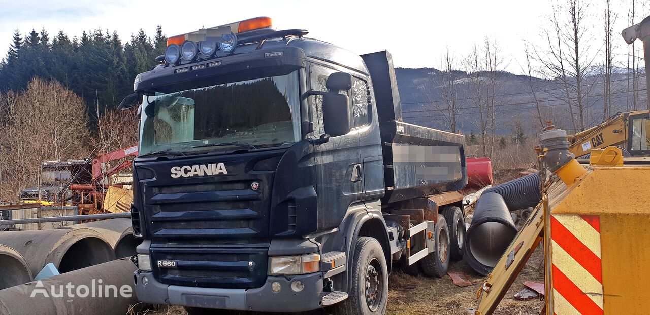 camion-benne Scania R560 *6x4 *3 PEDALS *HUB REDUCTION *FULL STEEL *RETARDER