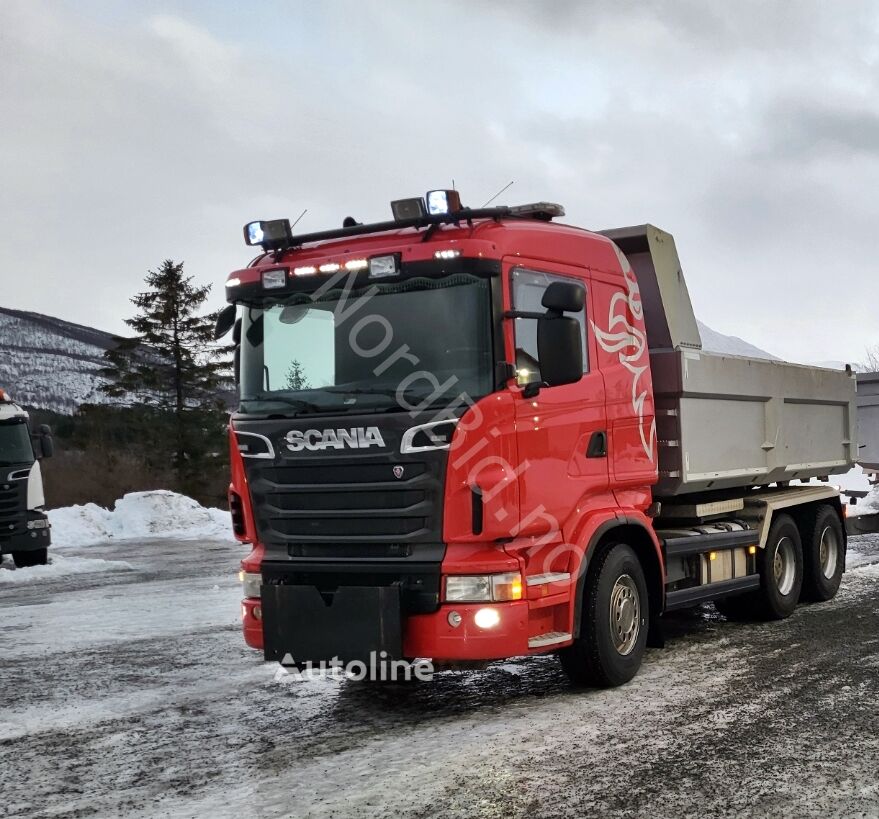 camion ribaltabile Scania R560 *6x4 *3 PEDALS *NEW CABIN *HUB REDUCTION