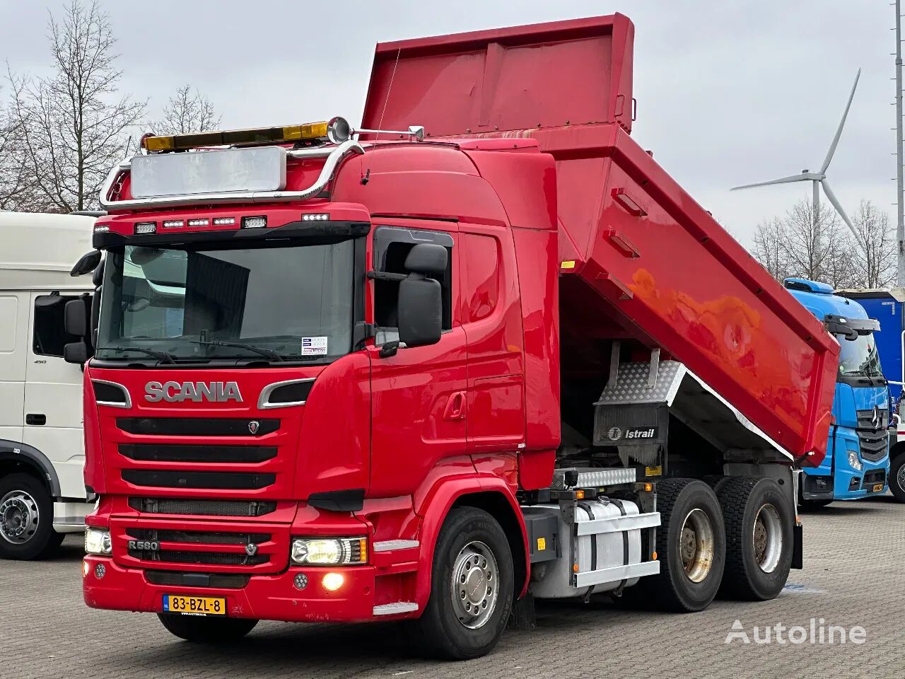 sklápěč Scania R580 V8 6x4 Kipper Big Axle Retarder Full Air