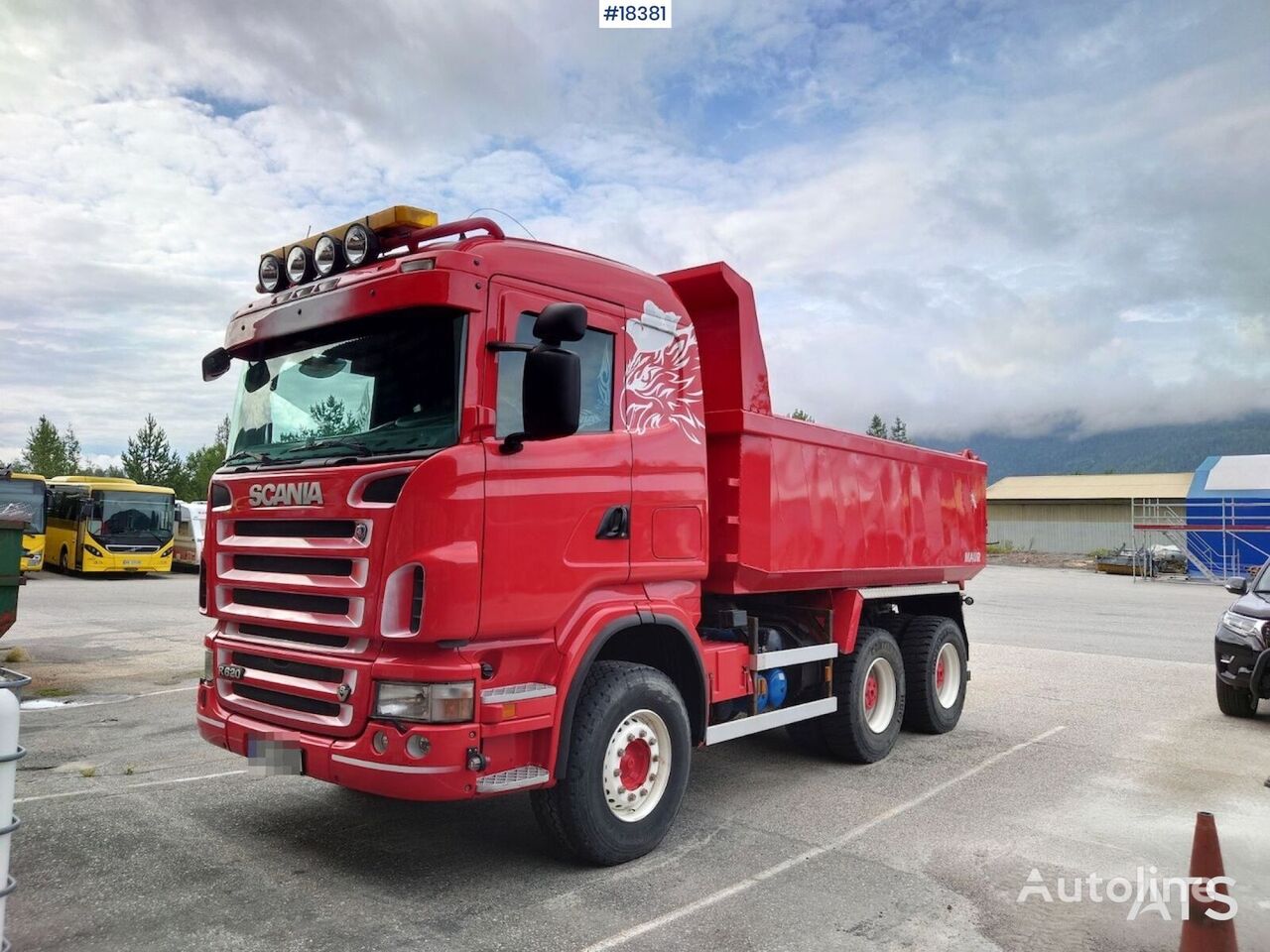 truk pembuangan Scania R620