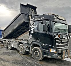 شاحنة قلابة Scania R650 *8x4 *FULL STEEL *GEHAB *RETARDER *VIDEO