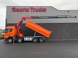 Scania R650 V8 NGS XT 8X4 + KIPPER + FASSI F275A.2.25 KRAAN/KRAN/CRANE/ dump truck