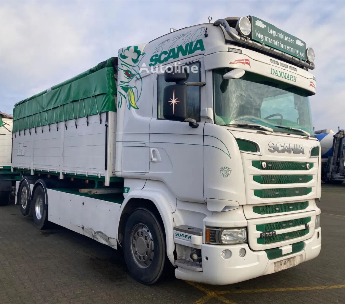 Scania R730 V8 Highline 6x2*4 - Kipper - Retarder - Steering axle - Ful pašizgāzējs