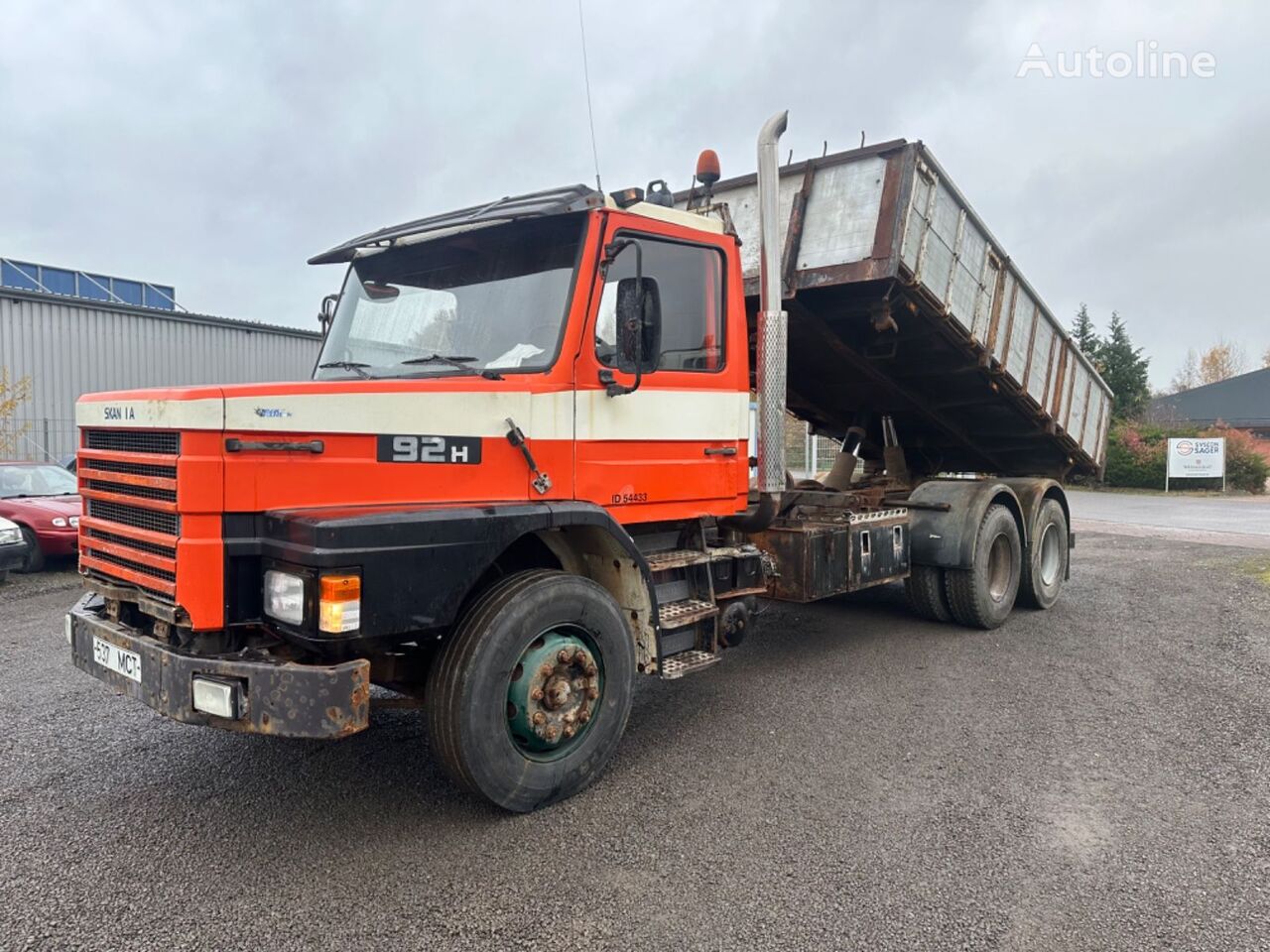 самоскид Scania T 93 6x4 full steel tipper