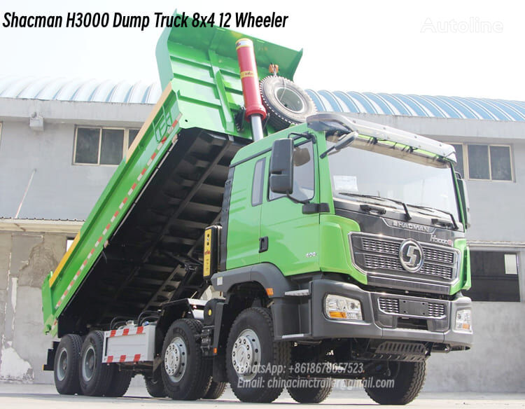 новый самосвал Shacman H3000 Dump Truck 8x4 12 Wheeler Price in Cameroon