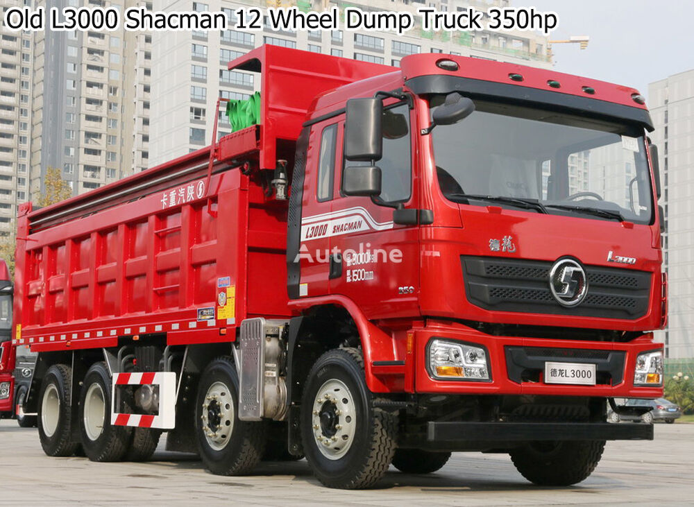 ανατρεπόμενο φορτηγό Shacman Old L3000 Shacman 12 Wheel Dump Truck for Sale