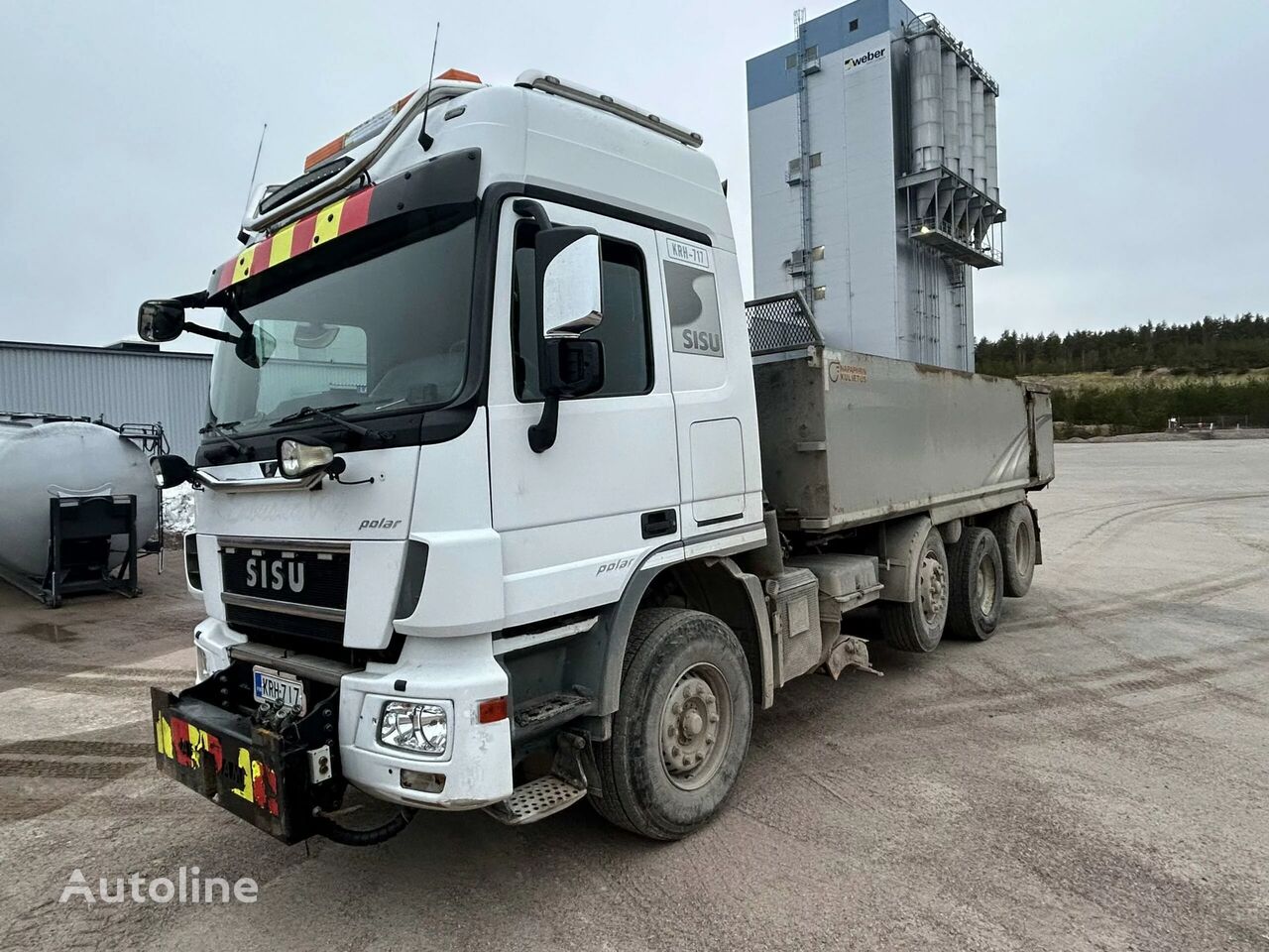 Sisu Polar DK16M 8×2 Sora-auto dump truck