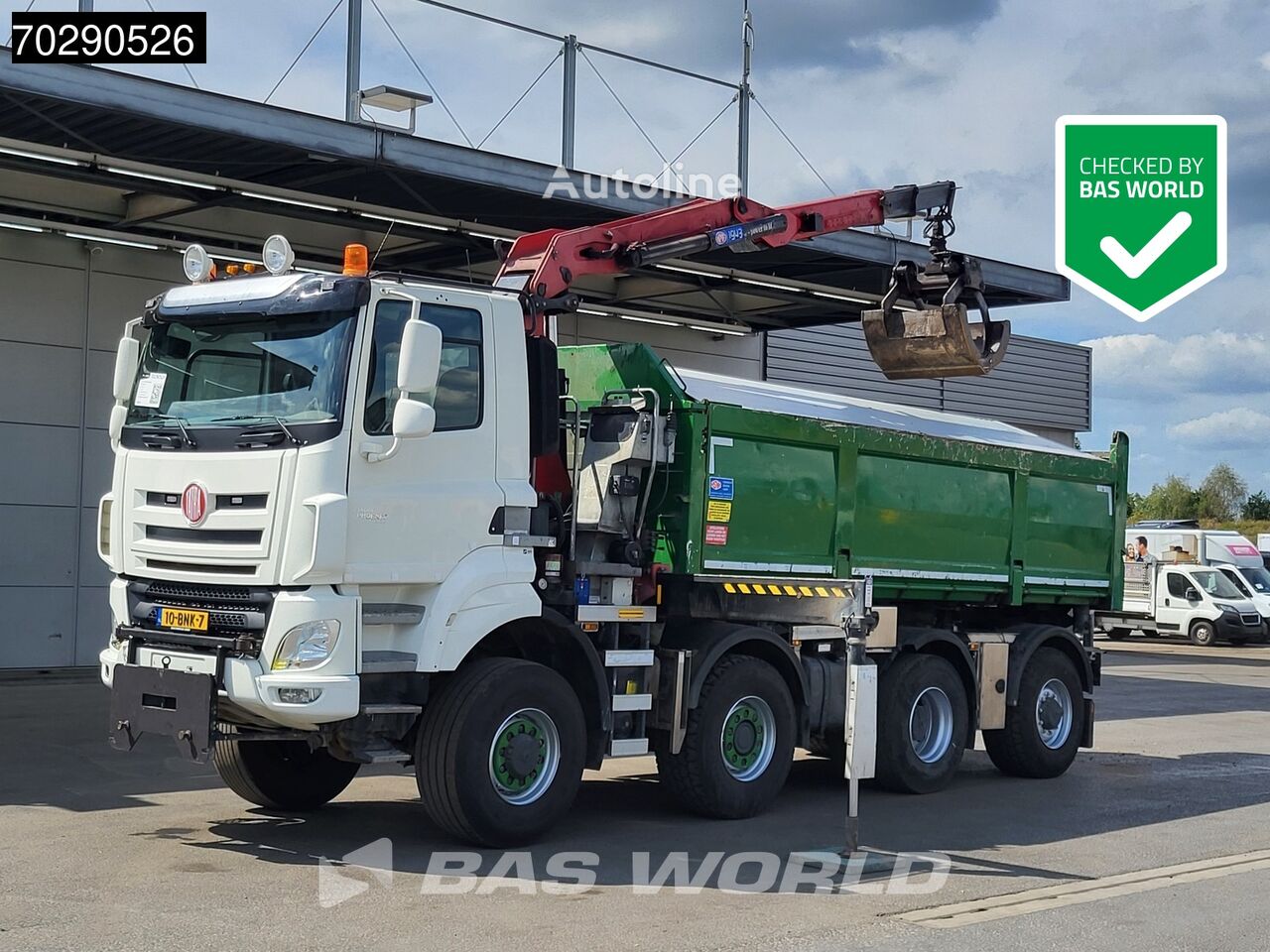 Tatra Tatra Phoenix 8P6R43/Phoenix 8X6 NL-Truck HMF 1943Z Crane 17m3 H dump truck for sale | Autoline Tatra Tatra Phoenix 8P6R43/Phoenix 8X6 NL-Truck HMF 1943Z Crane 17m3 H dump truck - Autoline