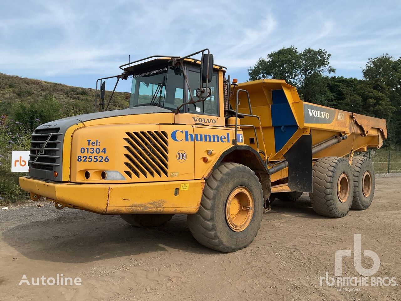 Volvo A25D kipper vrachtwagen