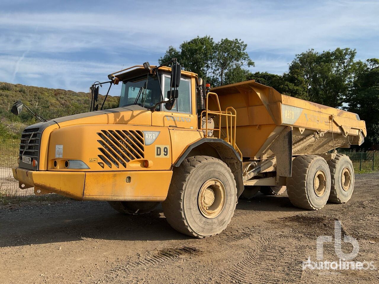 Volvo A35D kipper vrachtwagen