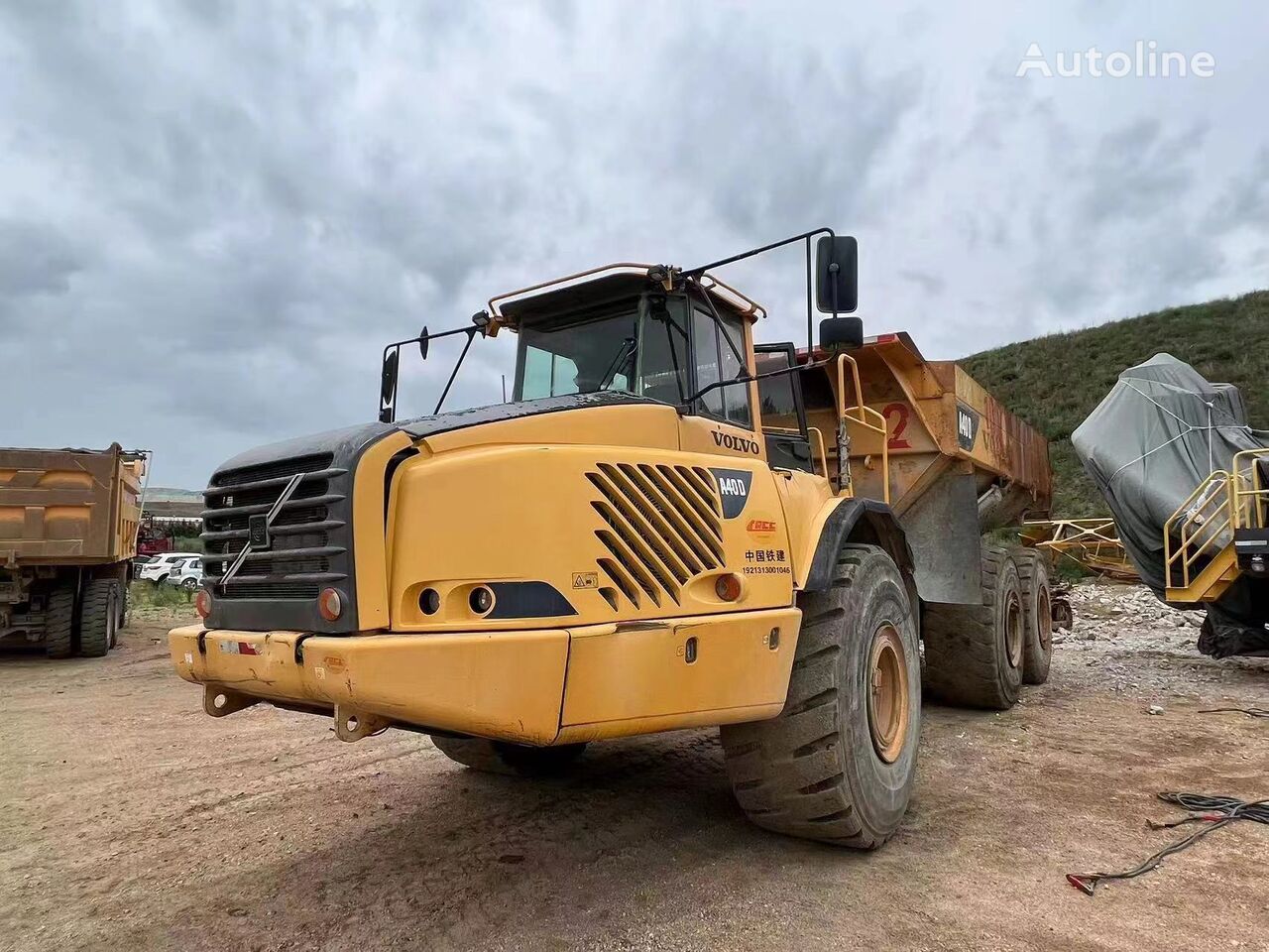 Volvo A40 kipper vrachtwagen