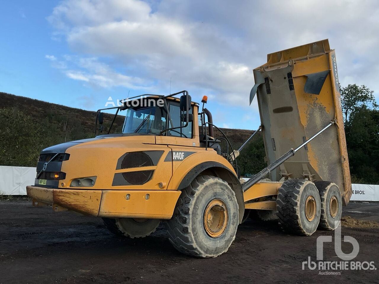 Camion-benne Volvo A40F - Autoline