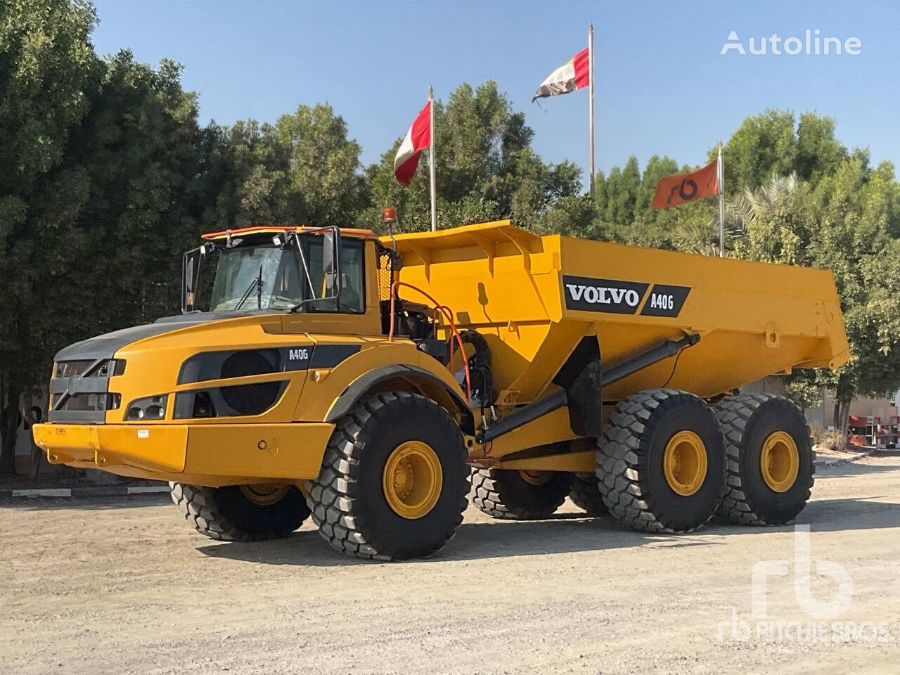 Volvo A40G dump truck