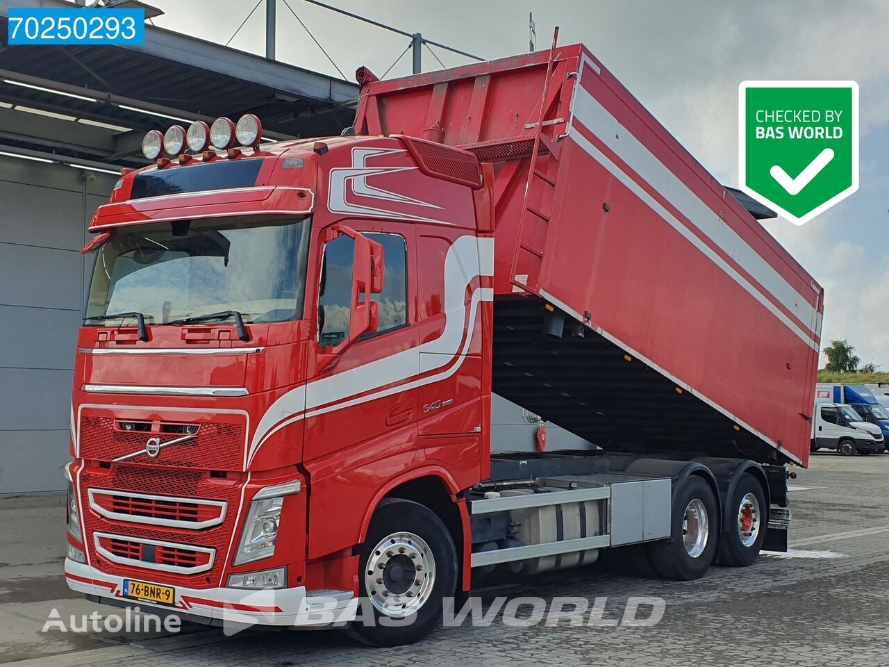 Volvo FH 540 6X2 NL-Truck VEB+ 2x Tanks 26m Alu kipper Standklima Xeno volquete