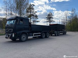 camion-benne Volvo FH12 + remorque benne