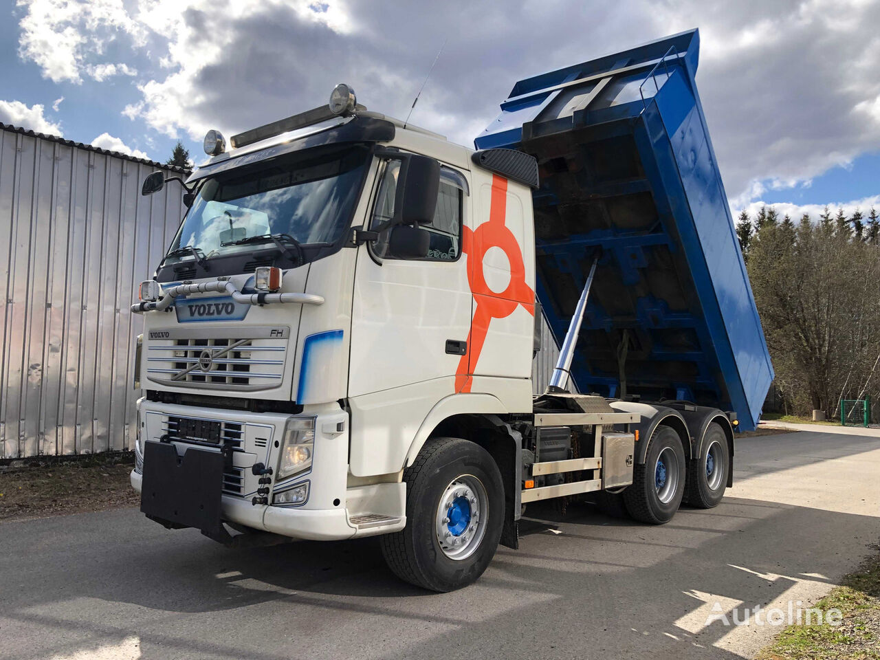 کامیون کمپرسی Volvo FH13 540 6X4 DUMPER 405kW