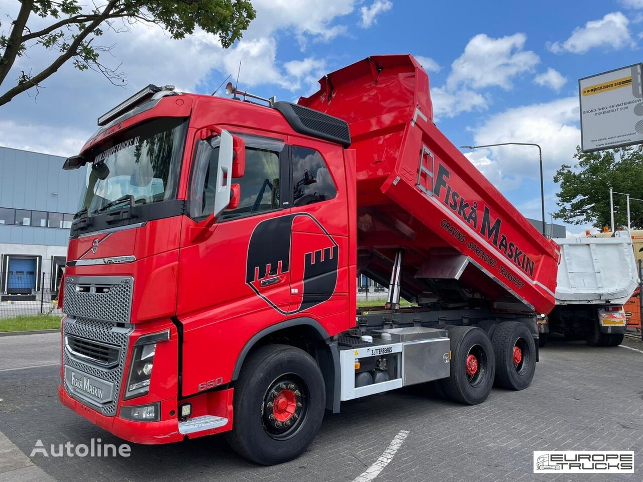 camion-benne Volvo FH16.650 Steel/Air - 6x4 - Sleeper