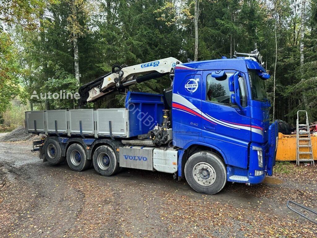 Volvo FH540 *8x4 *DUMPER + EFFER 315 + GRAB *PLATFORM 5.5m dump truck