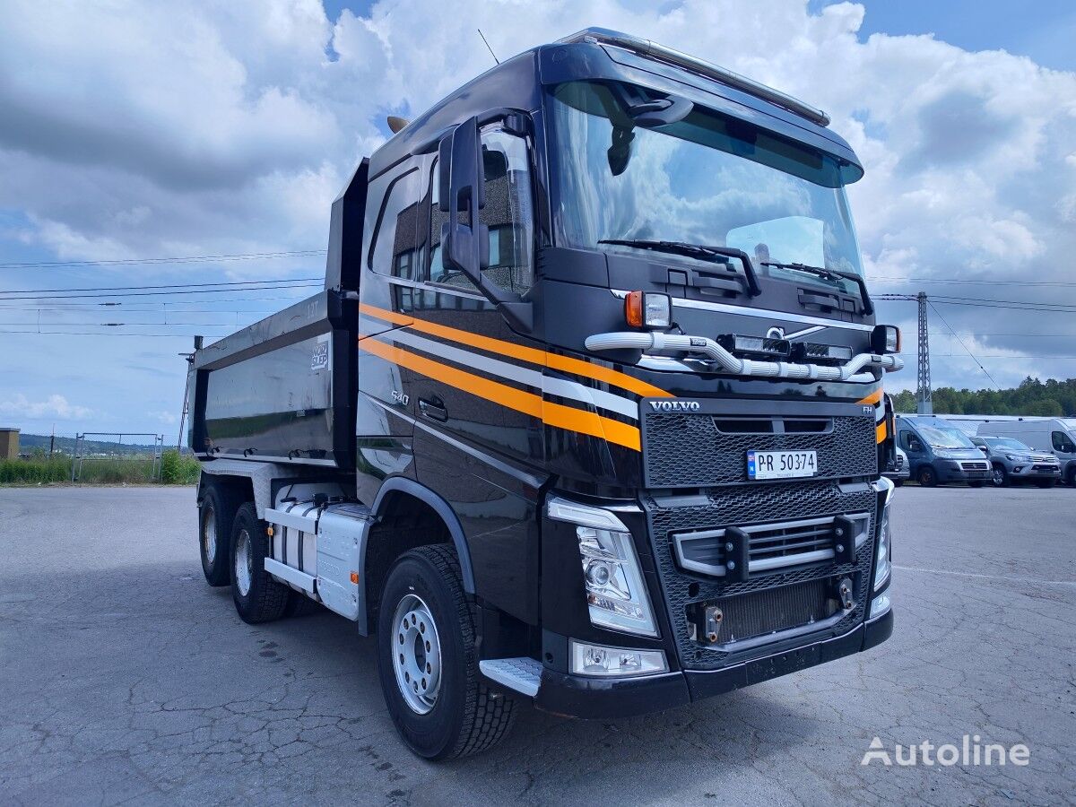 Volvo FH540 Dumperkasse, 6X4, Brøyte rigget dump truck