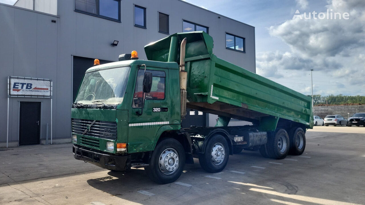 Volvo FL 10 - 320 (STEEL SUSPENSION / MANUAL PUMP / 8X4) dump truck