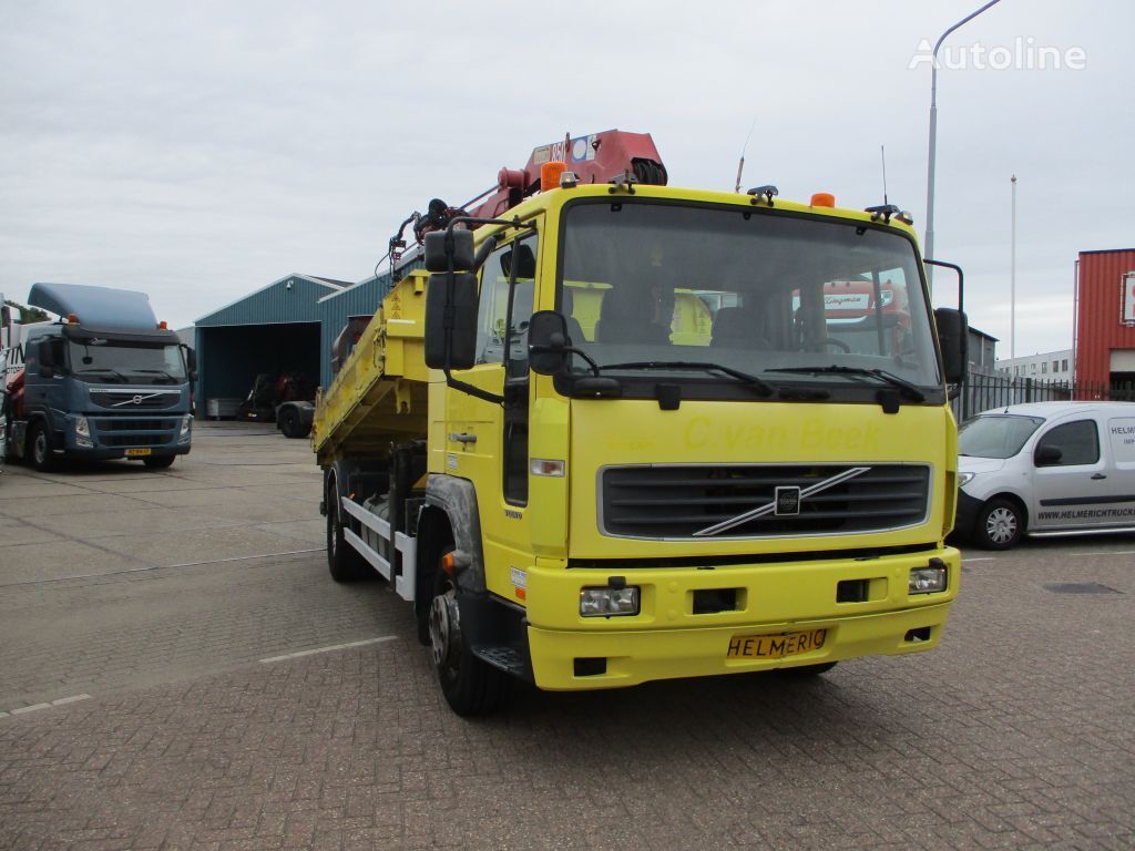 wywrotka Volvo FL 615 180 PK EURO 2 HMF 850.2 3 ZIJDIGE KIEPER HOLLAND TRUCK