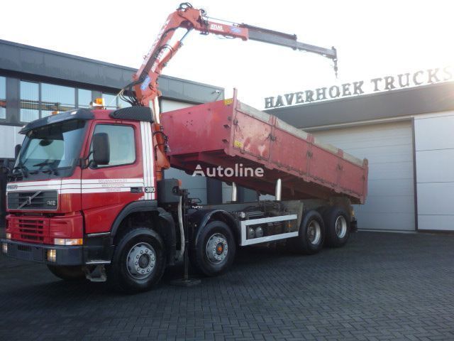 Volvo FM 12.380 8x4 Tipper Crane Atlas Terex 125.2 A2 ダンプトラック