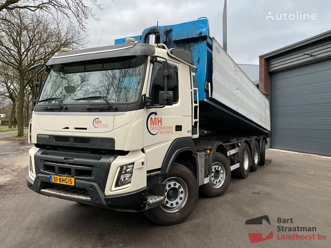 Volvo FM 420 10x4 Euro 6 geisoleerde kipper met kleppen dump truck