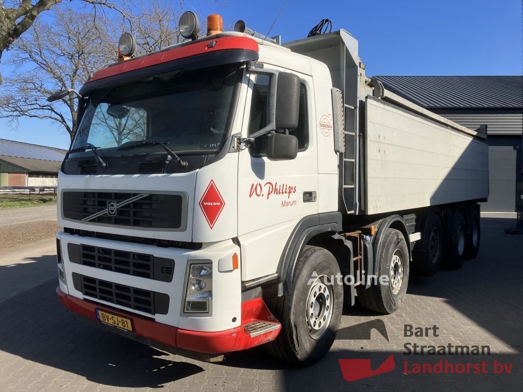 Volvo FM 480 	10x4 Euro 5 Bladgeveerd met geisoleerde asfalt kipper damperli kamyon