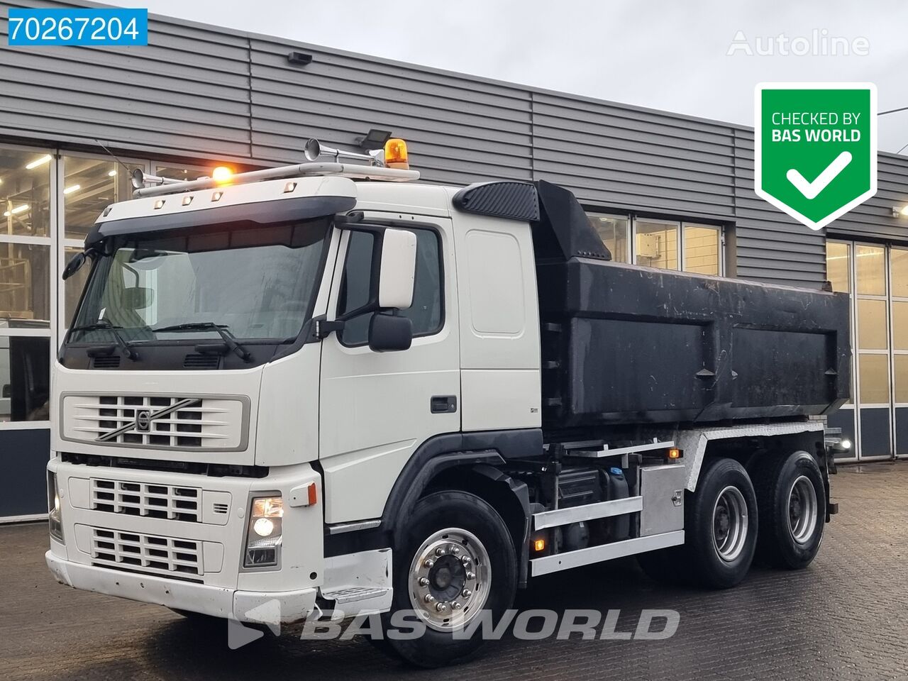 camion-benne Volvo FM 480 6X4 VEB+ Full Steel Suspension Automatic Euro 4