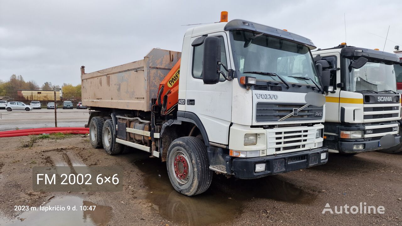 camion-benne Volvo FM12 420  6X6