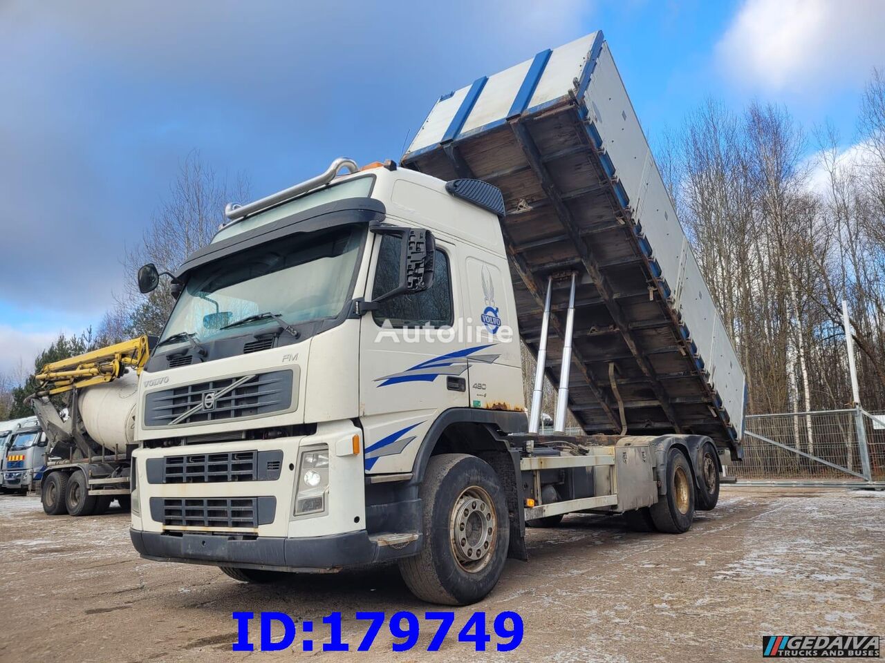 Volvo FM13 480HP 6x2 pašizgāzējs