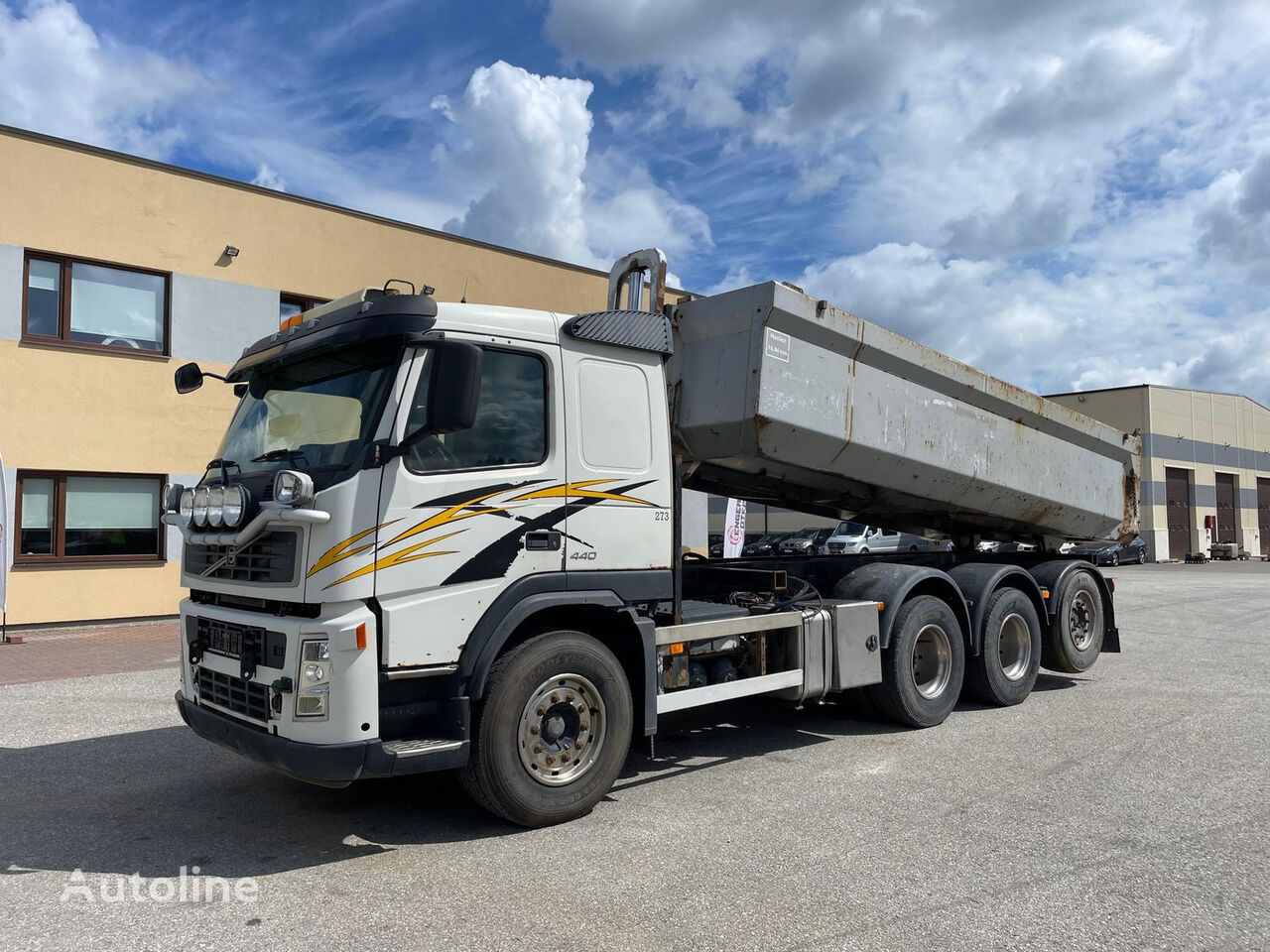 Volvo FM440 8x4*4 + VEB + 16 M3 BOX dump truck