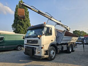 Volvo FM9 FM 340HP 6X2R Kran HIAB 122ES-2 HIPRO Remote Control Muldenkipper