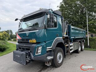 самосвал Volvo FMX 370 6x6 Euro 6 with 2-sided tipper and HMF 1643 Z2 crane, 6x