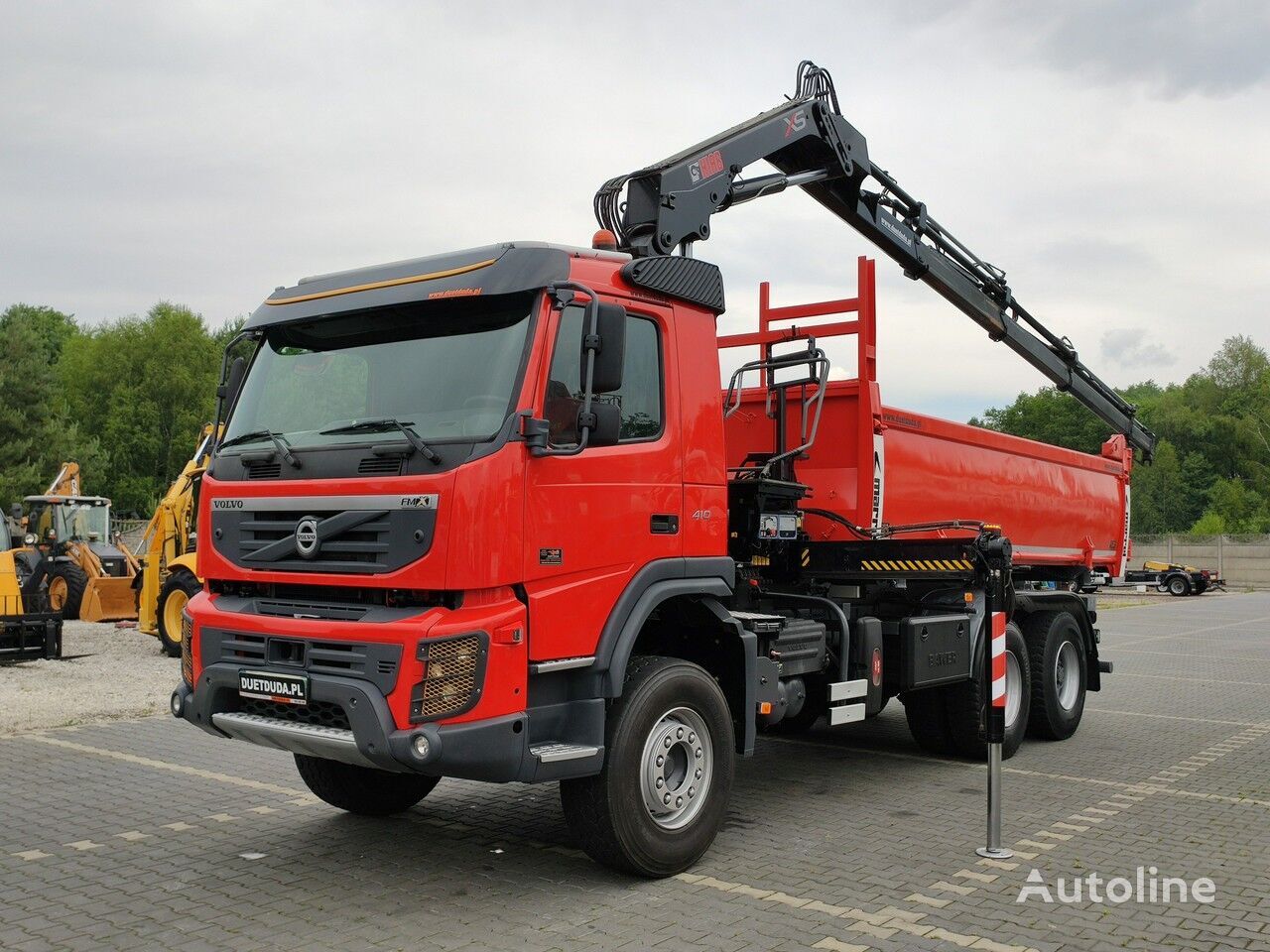 Volvo FMX 410 6x4 13L HDS Radiowy Hydroburta kipper vrachtwagen