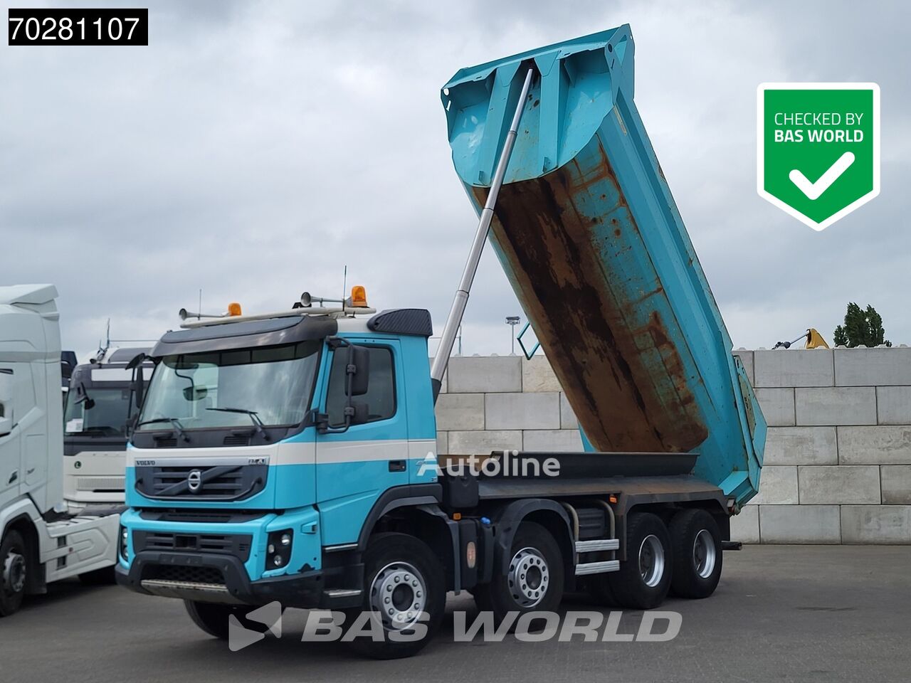 Camião basculante Volvo FMX 410 8X4 15m3 Bennes Marrel Steelsuspension Automatic VEB Eur a venda | Autoline BR Camião basculante Volvo FMX 410 8X4 15m3 Bennes Marrel Steelsuspension Automatic VEB Eur - Autoline