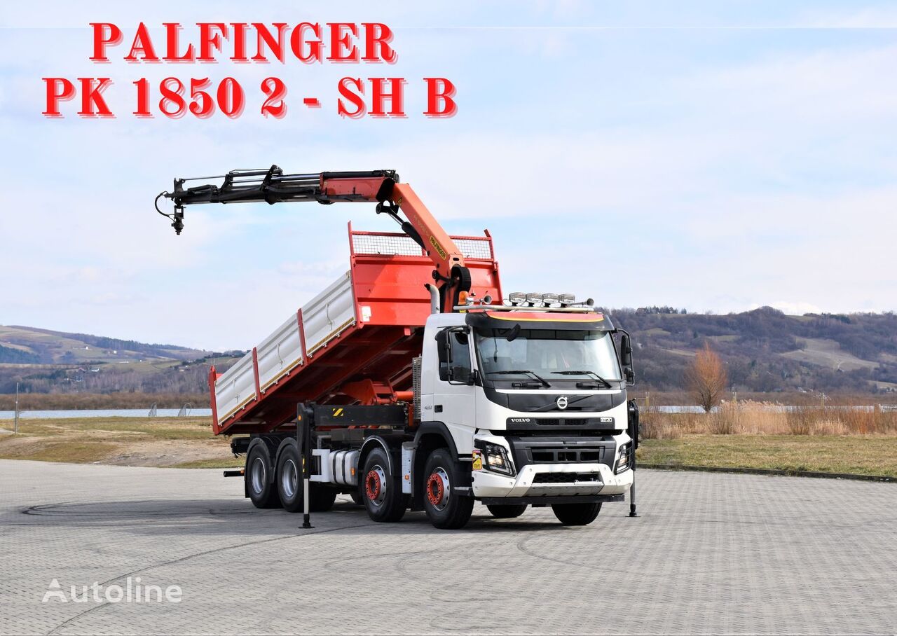 شاحنة قلابة Volvo FMX 420 Kipper 6,20m *PK 1850 2 - SH B*FUNK/8x4 - Autoline