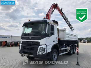 camion-benne Volvo FMX 430 6X4 Fassi F235 Kran 11m3 3-Seiten-Kipper Big-Axle neuf