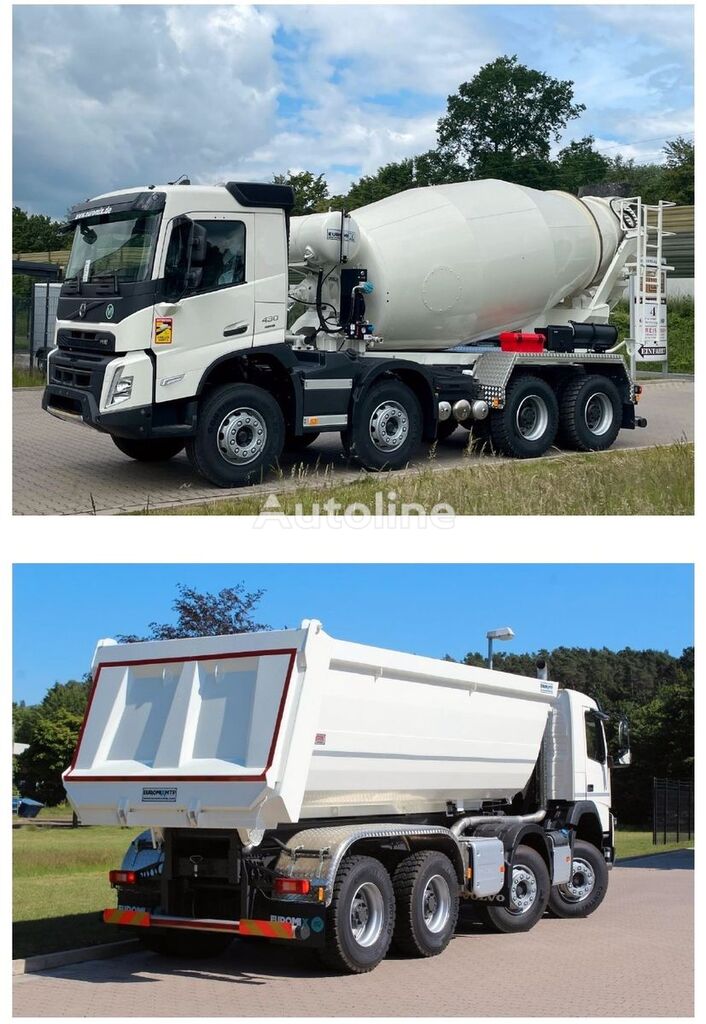 new Volvo FMX 430 / WECHSELSYSTEM KIPPER+MISCHER dump truck