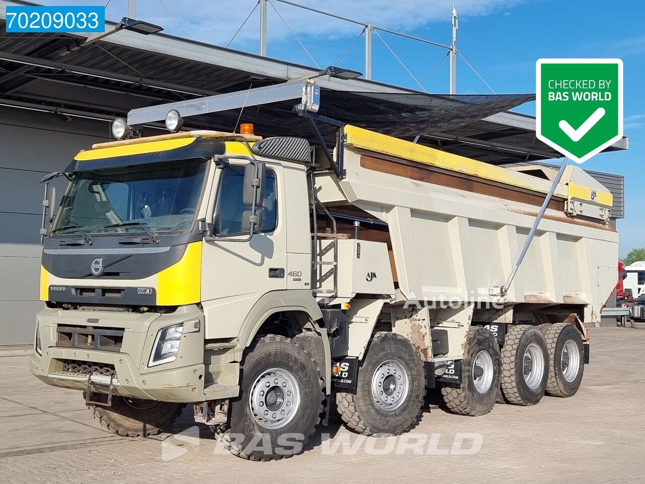 самосвал Volvo FMX 460 10X4 33m3 55T payload Hydr. Pusher Euro6