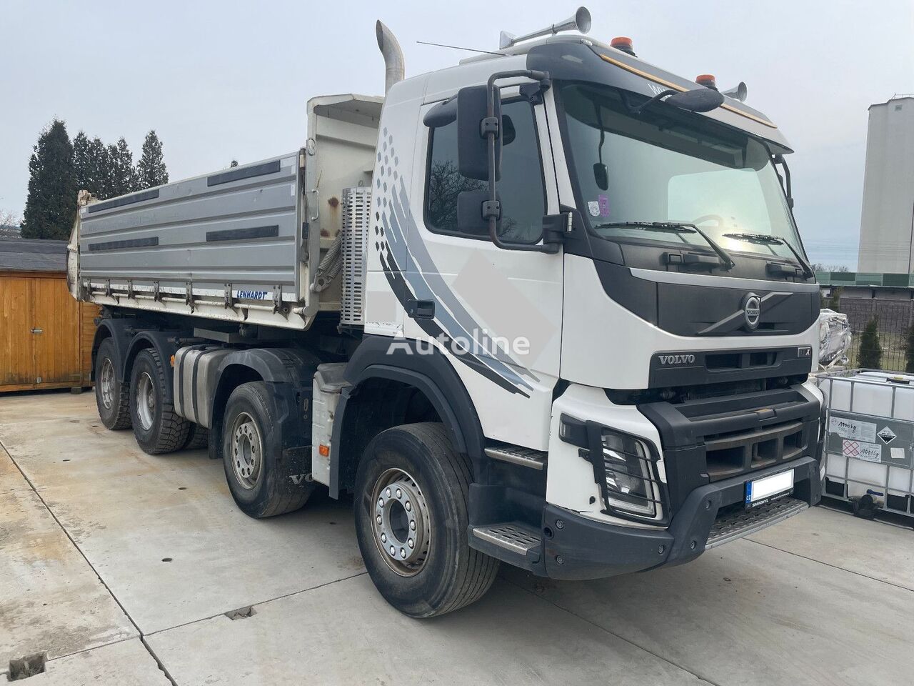 самосвал Volvo FMX 460, 8x4, EURO 5, THREE SIDED-TIPPER