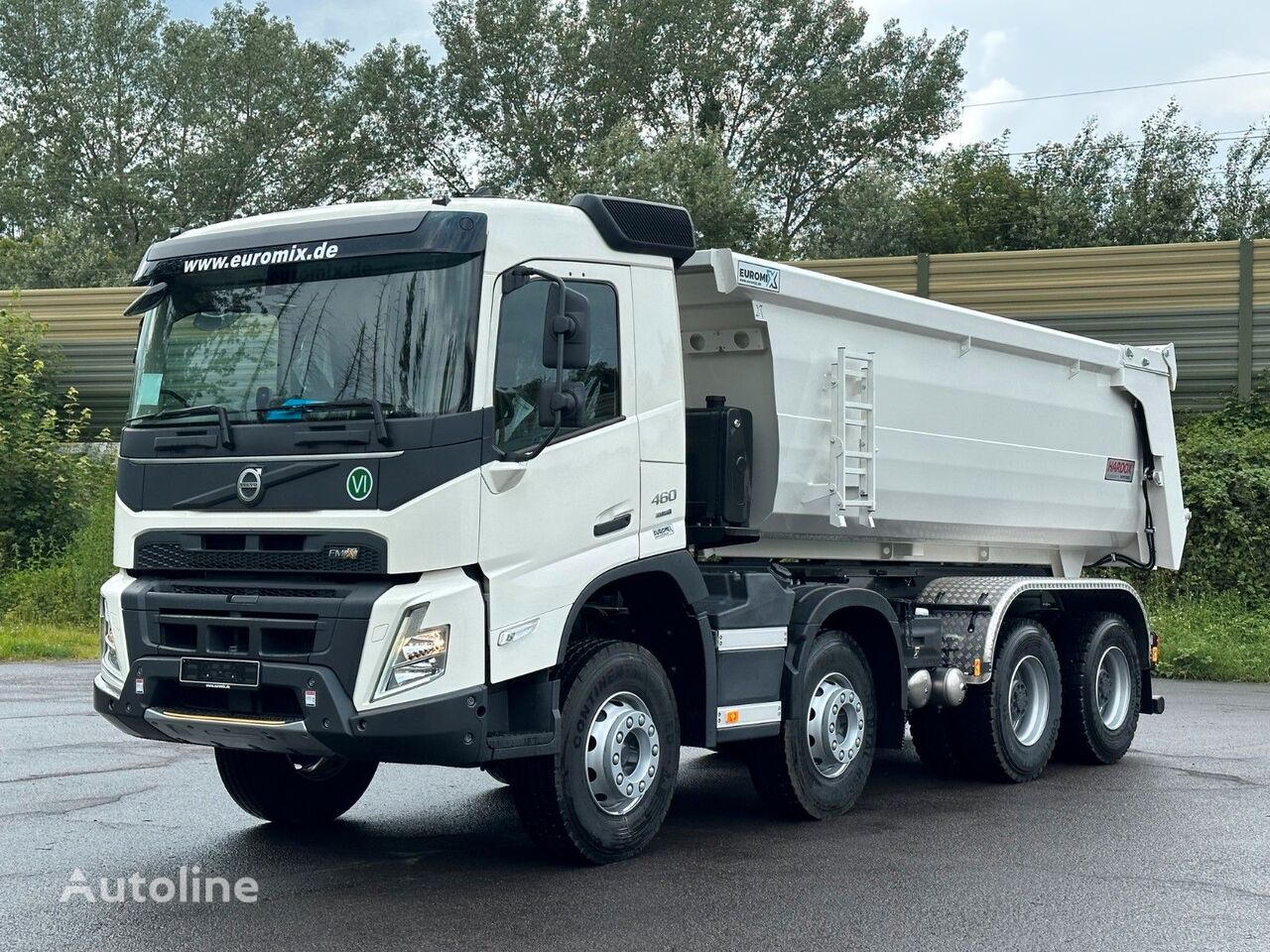 camion-benne Volvo FMX 460 8x4 EuromixMTP Mulden Kipper neuf