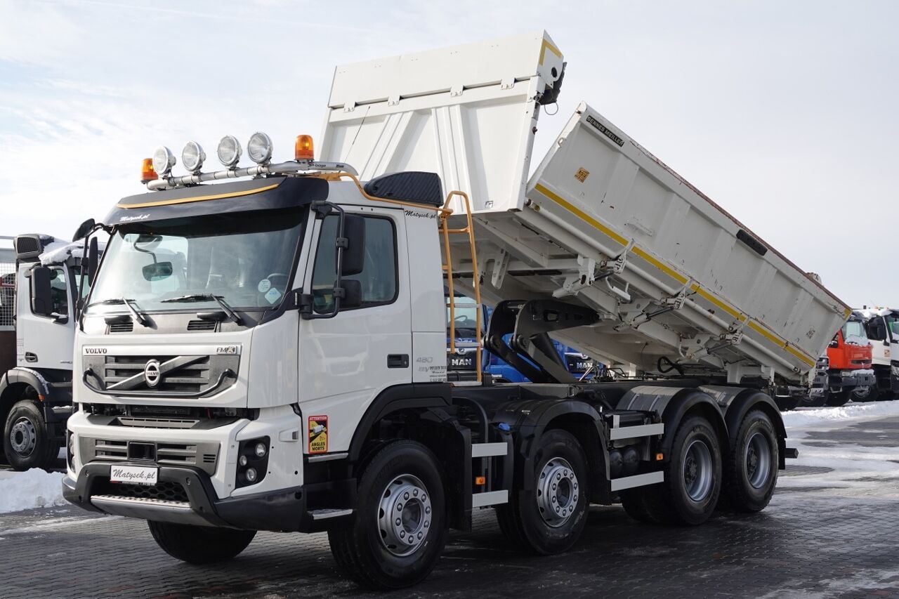 Volvo FMX 460 / 8x4 / WYWROTKA / HYDROBURTA / BORDMATIC / MEILLER KIPE dump truck