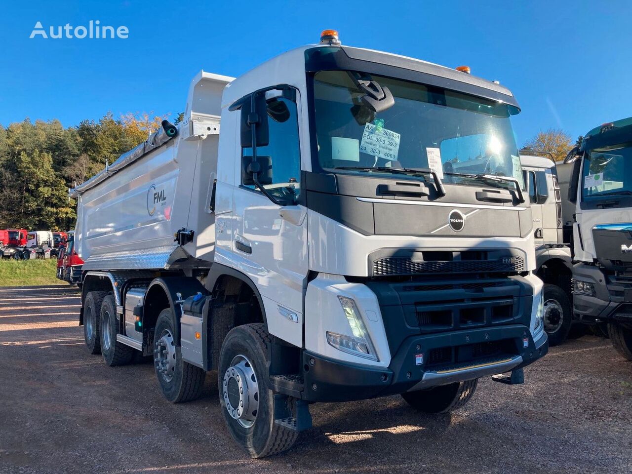 camion-benne Volvo FMX 460 GSR 8x6 FML KIPPER neuf